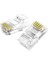 COB8P 50'li Paket Cat5 Cat6 RJ45 Jack Ethernet Internet Modem Kablosu Soketi Network Tüm Cat5 Cat6 Uyumlu Soket RJ45 Jack 3