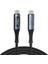240W USB 4.0 Kablosu, LED Ekranlı, Tunderbolt 40GBPS 8K@60Hz Pd Tip C Kablosu, USB C - USB C Erkek - Erkek Kablo Kablosu Bilgisayar Type-C Laptop Pad Hub Için 1 Metre ZR850 1