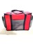 Yalıtımlı Piknik Soğutucu Çanta, Yan Cepli, Taşıma Askılı, Orta Boy, (Kırmızı-Gri) 5