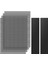 400X300MM Dıy Pc Case Dust Mesh Filter, [4 Pack] Pvc Dustproof Magnetic Dust Filter Cover, Pc Mesh Grill With Magnetic Frame Strip Computer Cooler Fan Dust Filter For Computer Pc Case, Black 1