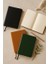 Tanıtım Defter, Noktalı Defter, Termo Deri Kapaklı Noktalı Defter, 128 Yaprak A5 Defter, Ofis ve Kırtasiye, Plan, Notebook (Yeşil) 4