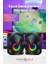 Hoparlörü LED Işıklı Rgb Laptop Pc Uyumlu 1+1 Speaker 4