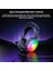 HT409 USB Kablolu Rgb LED Aydınlatmalı Mikrofonlu Kulak Üstü Gaming Kulaklık Siyah 2