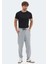 Only In Erkek Fermuar Cepli Gri Eşofman Altı 7