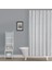 Mermer Desen Banyo Perdesi - Beyaz Çizgili Duş Perdesi, 180X200 cm Tek Kanat Banyo Duş Perdesi - Lüx Küvet Perdesi - Su Geçirmez Kumaş Perde 2
