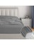 | Jersey |%100 Doğal Pamuklu Tek/çift Kişilik Lastikli Çarşaf Gri 4