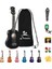 DUS-10N Soprano Ukulele Seti (Siyah) 1