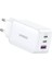 65W USB Type-C Qc 4.0 Pd 3.0 Ganx 3 Portlu Hızlı Şarj Cihazı Beyaz 1