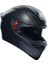 K1 S Motosiklet Kaskı Mono Kapalı Kask Matt Black M 1
