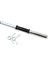 2 Adet 45 cm Krom Dambıl Barı+ 4 Adet Çelik Sıkıştırma Yayı 2