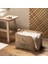 Home Textile Baskılı Jüt Dikdörtgen Sepet //42X31X25 4