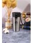 304 L Çelik Gri 500 ml Kahve Termos Mug CIN406GR 2