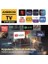 H300A Android Tv 4K Destekli Projeksiyon Cihazı +Auto Focus+Auto Keystone 6g Wi-Fi+5.2 Bluetooth 240 Inç Yansıtma+Hifi Dolby Ses Sistemi Koyu Gri 2