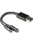 To Ikili 3.5mm Jack Adapter - USB Den Kulaklık ve Microphone Çıkış Almanızı Sağlar - Ses Kartlı Pc Bilgisayar Notebook Uyumlu 1