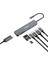 CHUB007-P 7in1 Windows &amp; Mac 100W Hızlı Şarj - Type-C To 4K HDMI *1x Usb-C 100W Pd *1x Usb-C Data *1x USB 3.0 5gbps *1x USB 2.0 480 Mbps *2x Tf/sd Card 7in1 Çevirici Hub Çoklayıcı 1