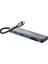 CHUB007-P 7in1 Windows &amp; Mac 100W Hızlı Şarj - Type-C To 4K HDMI *1x Usb-C 100W Pd *1x Usb-C Data *1x USB 3.0 5gbps *1x USB 2.0 480 Mbps *2x Tf/sd Card 7in1 Çevirici Hub Çoklayıcı 3