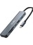 CHUB007-P 7in1 Windows &amp; Mac 100W Hızlı Şarj - Type-C To 4K HDMI *1x Usb-C 100W Pd *1x Usb-C Data *1x USB 3.0 5gbps *1x USB 2.0 480 Mbps *2x Tf/sd Card 7in1 Çevirici Hub Çoklayıcı 5