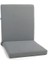 Bahçe Balkon Salon Gri Sandalye Minderi (Arkalıklı) 1