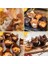 100LÜ Muffin Kalıbı - Cupcake Kalıpları, Su Geçirmez ve Yağ Geçirmez Pişirme Kağıtları, Ev Veya Parti Için Alüminyum Folyo Pişirme Kek Kapları -Ince Tulip Kahverengi 5
