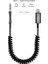 iPhone Lightning To 3.5mm Örgülü Spiralli Aux Kablo Dönüştürücü 1m (Tüm Lightning Girişli Telefonlar ile Uyumludur) Sa-01 3