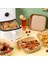 Airfryer Pişirme Kağıdı 50 Adet Kare Fırın Tepsisi Yanmaz Yapışmaz Gıda Parşömeni Sıcak Hava Fritözü Aksesuarı 4