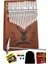 KLX-456 Hakiki Maun Ağacı Kalimba 17 Çelik Tuşlu (Türkçe Metod Çanta Çekiç) 1