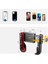JR-ZS266 Bisiklet-Motosiklet Kıskaçlı Telefon Tutucu 4.7"-7" Gidon Tipi Universal Motor Tutucu Yüksek Kalite 4