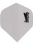 Set (15 Adet) Dartsan Dart Flight-Flayt. 100 Micron Pet Beyaz 4