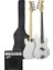 CBG-460WH 46 Inç 4/4 Yetişkin Amfili Bas Gitar Seti White 2