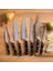 7 Parça Blok Bıçak Seti - Bambu Bloklu 5