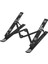SL-AL10 Siyah Alüminyum Katlanabilir Laptop Stand 1
