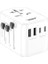 Labs BL80 Universal Seyehat Şarj Adaptörü 35W Gan Çoklu Priz Dönüştürücü (Beyaz) 2