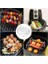 Airfryer Izgara Teli, Universal Boyutta, Çelik Tel, Izgara Şiş ve Ekmek Kızartma Rafı Seti 3