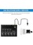 Ultra Düşük Gürültü 4 Kanal Line Stereo Mikser 4 Giriş 1 Çıkış Dc 5V Taşınabilir Mini Ses Mikseri Mikrofon Gitar Bas Klavye Mikserleri Club Bar Sahne Stüdyosu Için 5