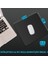 Offıce - 27X23 ve 22X18 cm Orta ve Küçük Boy Mouse Pad, Standart - Mini Ofis Ev ve Dar Alanlar Için Mousepad, Fare Altlığı (Orta Boy 27X23 Cm) 2