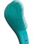 Of Myth - LOM1011 Curved Detangler, Yetişkin &amp; Çocuklar Için Kavisli Dolaşık Saç Açma ve Düğüm Çözücü Tarak &amp; Fırça, Islak, Kuru, Düz, Kıvırcık Saçlar Için (Mavi) 2