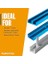 71168 T-Track Aşağı Tutma Kelepçeleri, 13,7 cm U x 3,8 cm Genişlik – 2 Paket, Mavi Siyah 3