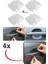 Concept Oto Araba Kapı Kolu Koruyucu Film (4lü Set) Boya Çizilme Önleyici Çizilmelere Karşı Etkili Koruma Tırnak Oje Izi Çizik Önleyici Koruyucu 4'lü Set Çizilme ve Boya Hasarını Önler 4
