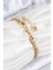 316L Çelik Örgü Zincir Model Gold Renk Kadın Bileklik - TJ-BB7839 2