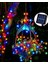 Solar Güneş Enerjili Rgb Gökkuşağı 30 LED Çiçek Zinciri Kiraz Çiçeği IP65 Su Geçirmez Solar Işık Zinciri Dış Mekan Bahçe Veranda Avlu Çardak Noel Ağacı Partiler (Rgb Gökkuşağı) 1