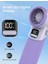Elde Taşınabilir Turbo Fan [11H Standby] USB Şarj Edilebilir Kişisel Vantilatör, 5 Kademeli Katlanabilir Vantilatör, Taşınabilir Mini El Fanı, Pil Göstergesi, Masa/dış Mekan/hediye Mor 4
