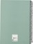 Color 2023 Spiralli Haftalık Ajanda, Yeşil, 17X24 2