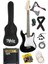 CEG-36BK 8-12 Yaş Çocuklar Için Amfili Full 3/4 36 Inç Elektro Gitar Seti White Black 1