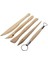 Kil Hamuru Set-4, Seramik Hamuru Başlangıç Seti, Ahşap Ebeşuar, Merdane, 1 kg Kil, Boya, Fırça 3