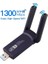 Wifi Adaptörü Dual Band Çift Antenli AC1300 Mbps Wifi Alıcı Ağ Kartı Sinyal Güçlendirici 2
