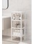 Life 4 Katlı Plastik Beyaz Banyo Mutfak Rafı MIT1049 3