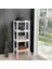 Life 4 Katlı Plastik Beyaz Banyo Mutfak Rafı MIT1049 5