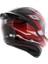 K1 S Motosiklet Kaskı Kapalı Kask Lion Black Red White M 3