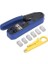 RJ45 Crimper Kiti, RJ45 Terminal Sıkma Aracı Ağ Kablosu Ethernet Jakı CAT5E Cat6 CAT6A Konnektörü Için Crimper Geçişi 2