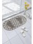 Mark Premium Serisi Banyo - Küvet Içi Kaydırmaz Vantuzlu Ayak Desenli Paspas 66,5 x 36,5 Cm, Siyah 2